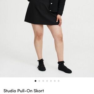 Torrid Black Mini Skirt